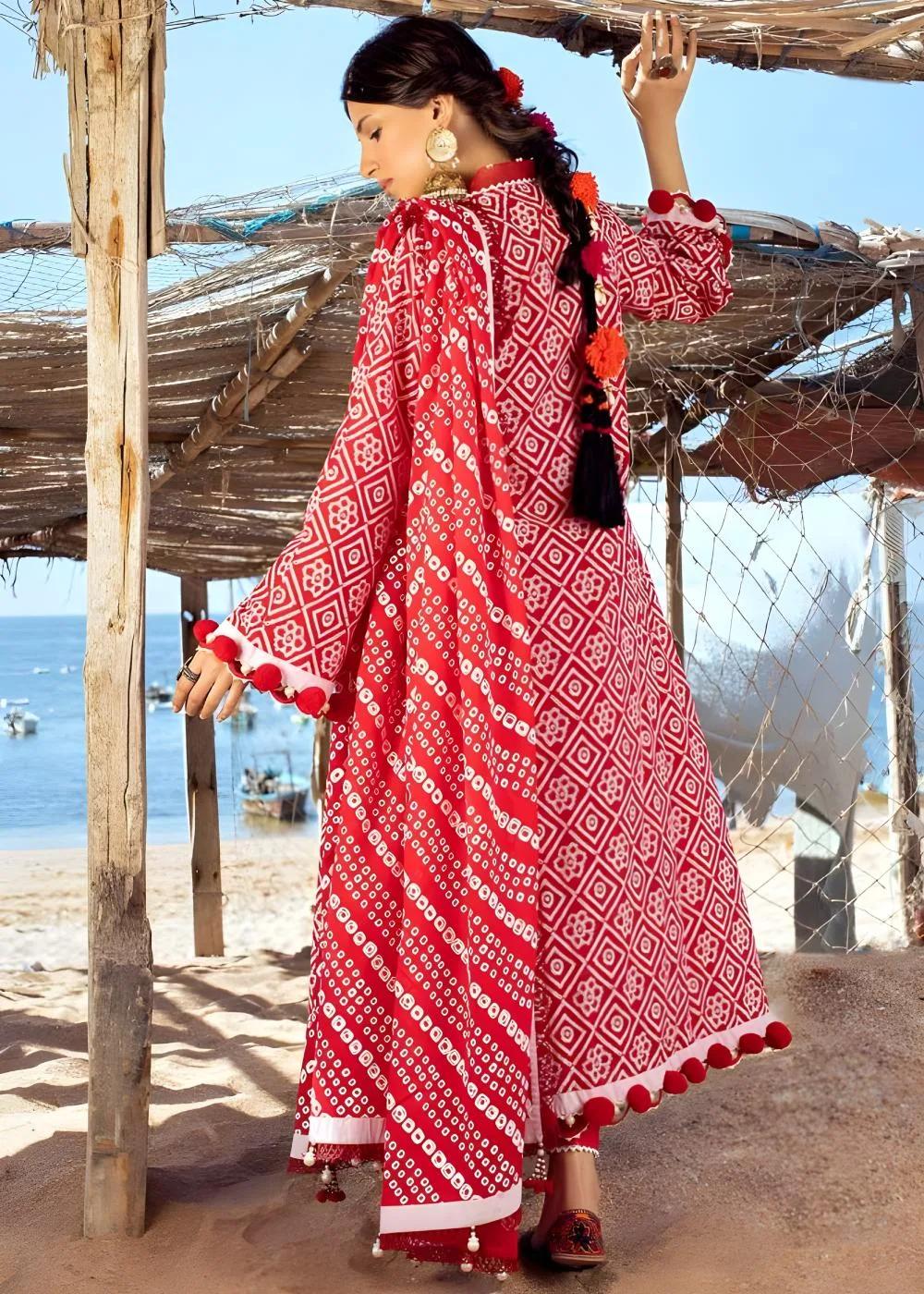 Gul Ahmed 3-Piece Lacquer Printed Lawn Unstitched Suit CL-42010 A