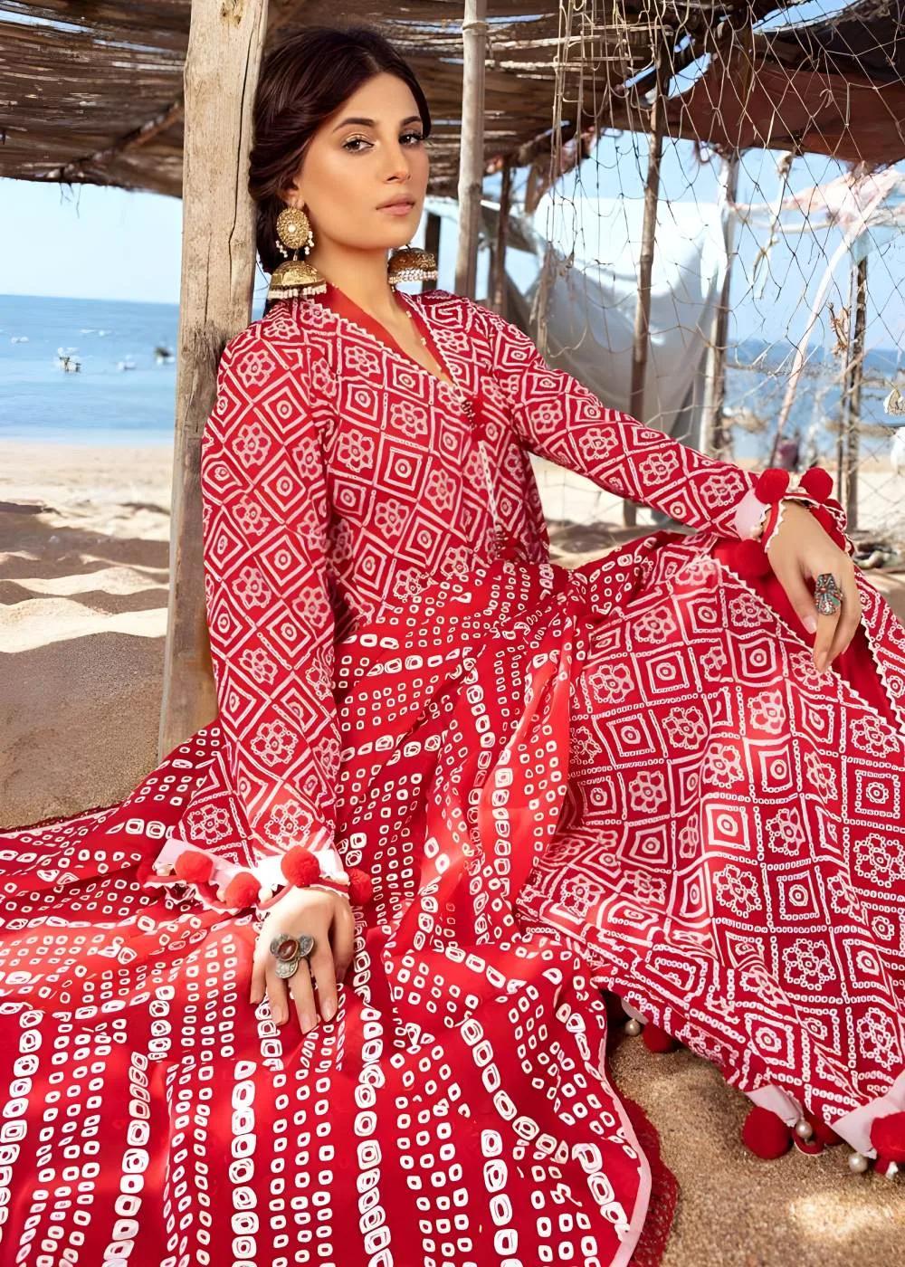 Gul Ahmed 3-Piece Lacquer Printed Lawn Unstitched Suit CL-42010 A