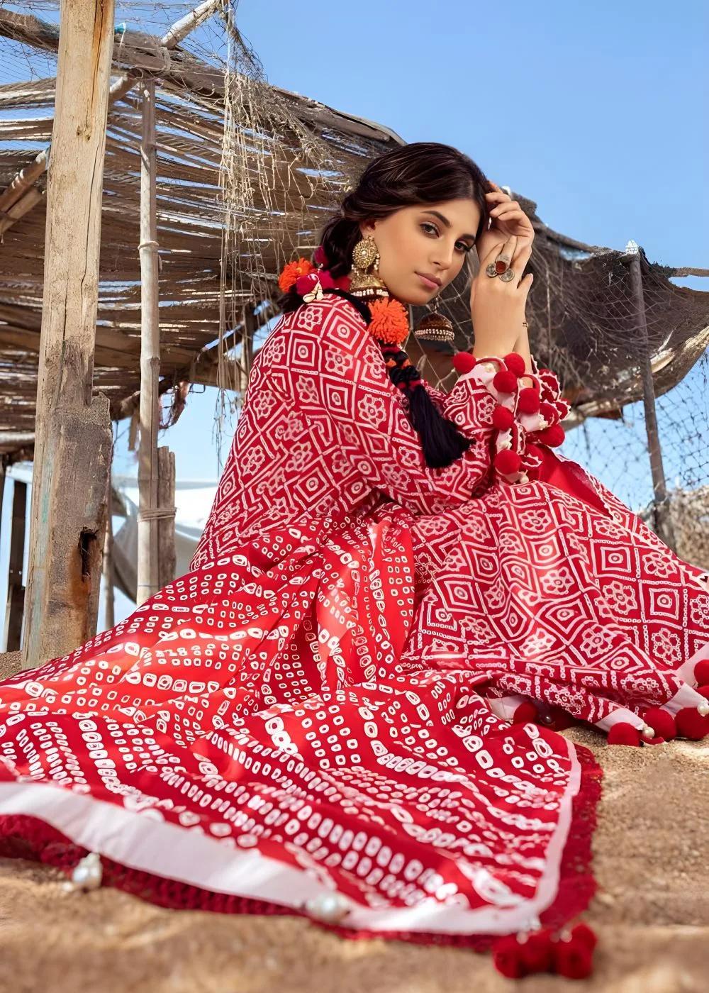 Gul Ahmed 3-Piece Lacquer Printed Lawn Unstitched Suit CL-42010 A