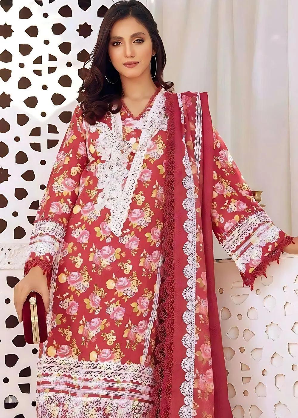Gul Ahmed 3-Piece Lawn Unstitched Digital Lacquer Printed Suit CL-32378