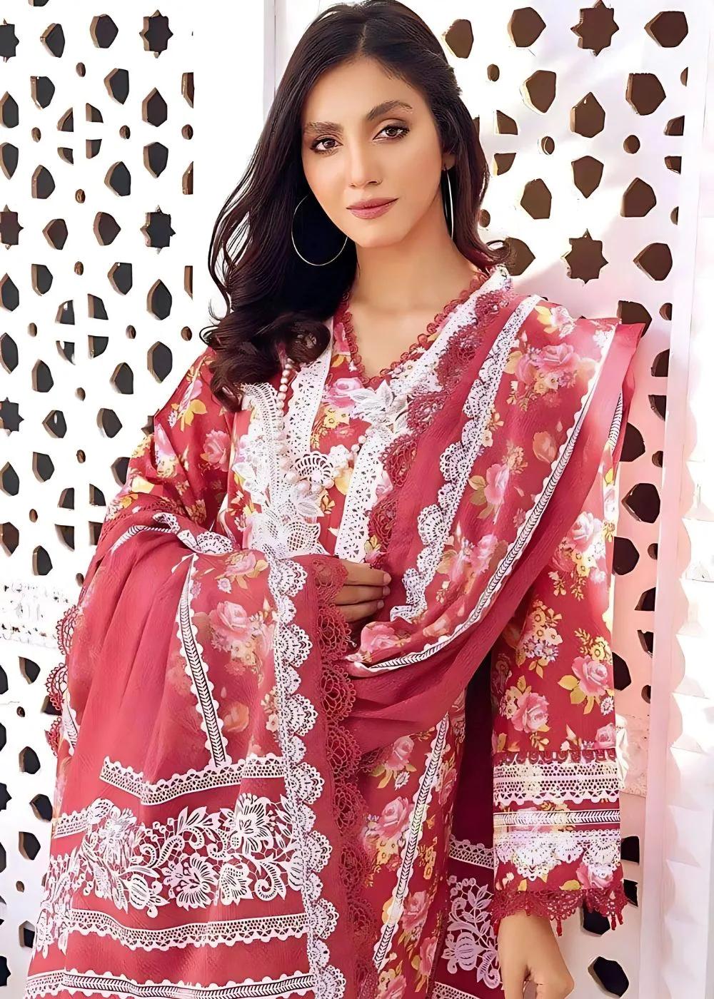 Gul Ahmed 3-Piece Lawn Unstitched Digital Lacquer Printed Suit CL-32378
