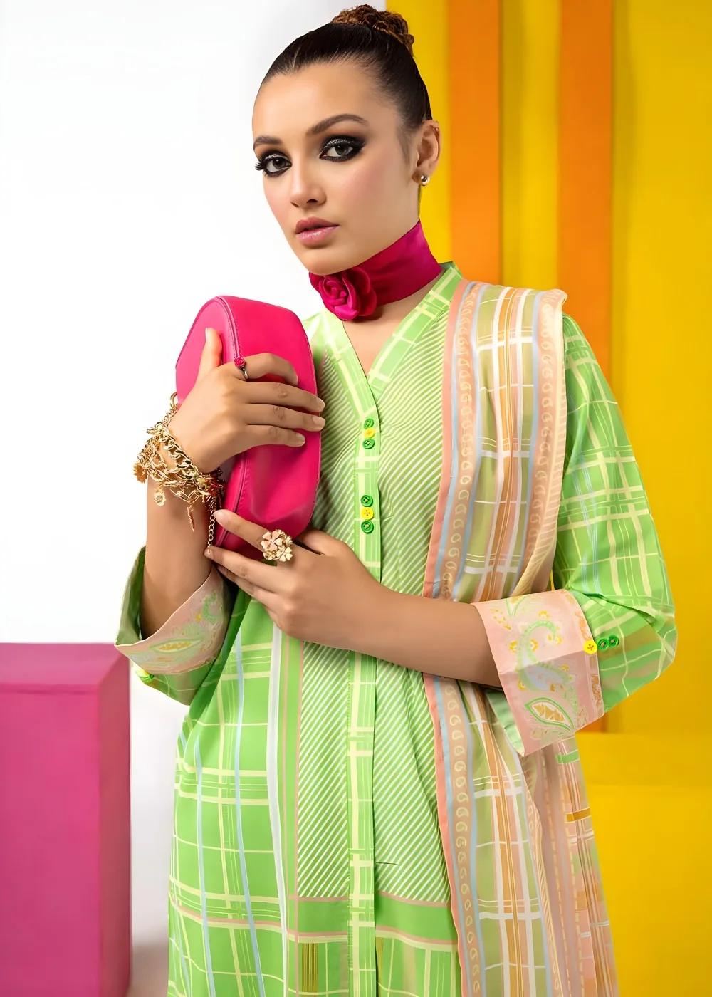 Gul Ahmed 3-Piece Printed Lawn Unstitched Suit – CL-42148