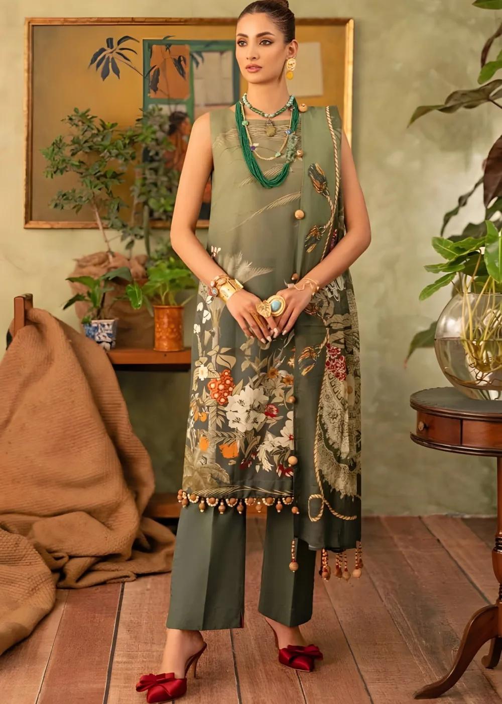 Gul Ahmed 3-Piece Printed Lawn Unstitched Suit CL-42199