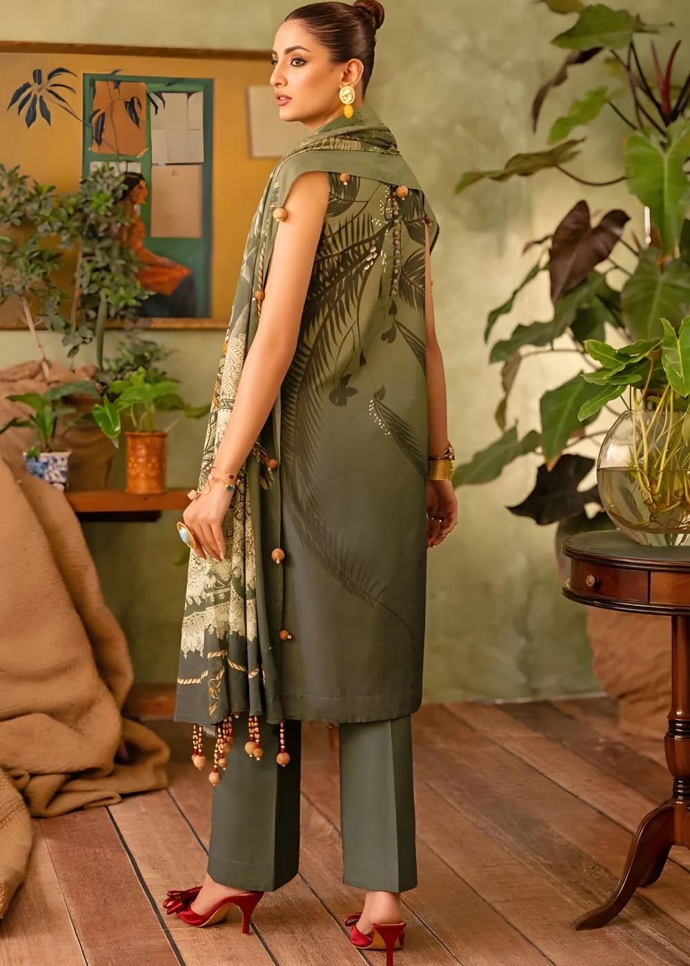 Gul Ahmed 3-Piece Printed Lawn Unstitched Suit CL-42199