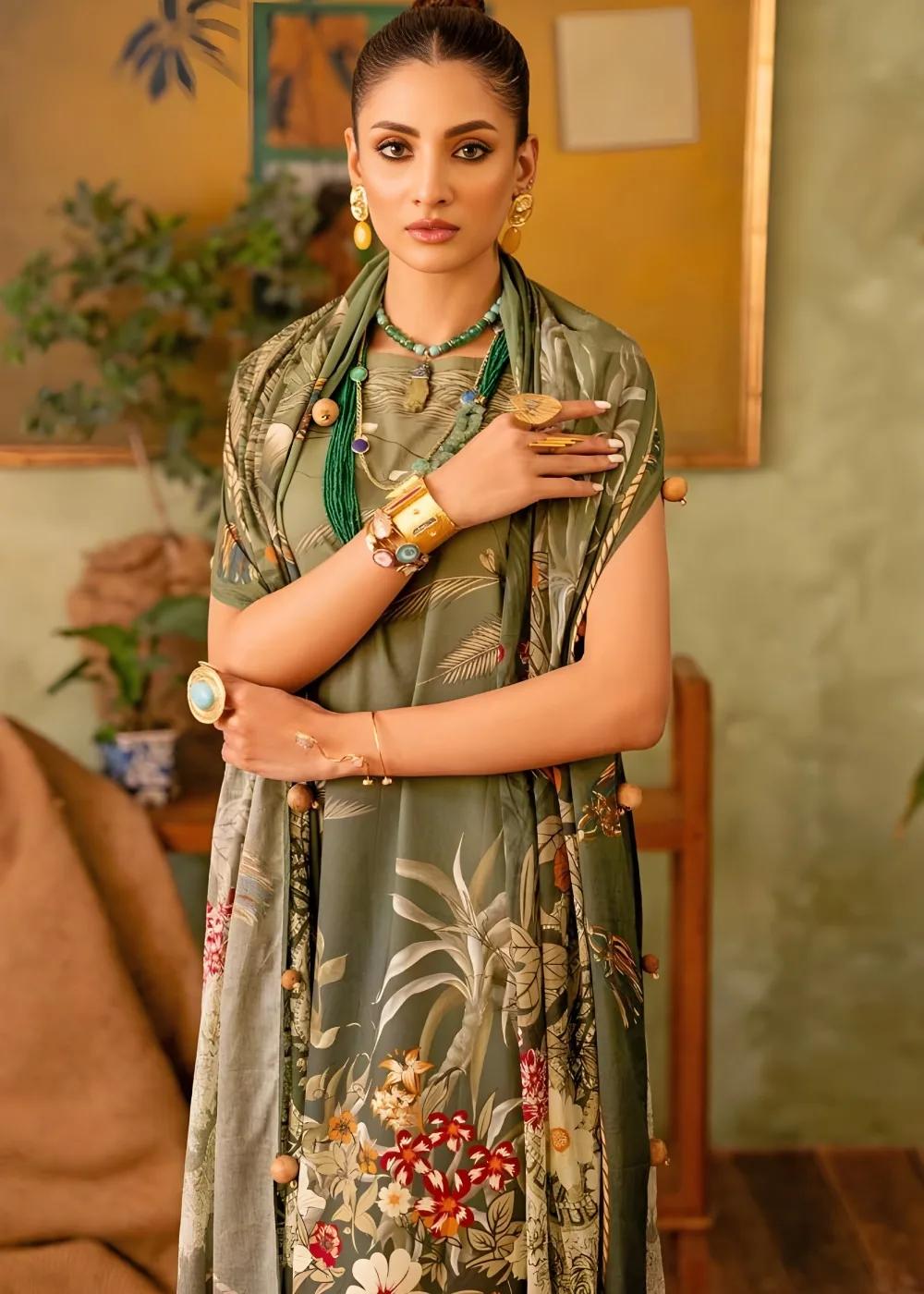 Gul Ahmed 3-Piece Printed Lawn Unstitched Suit CL-42199