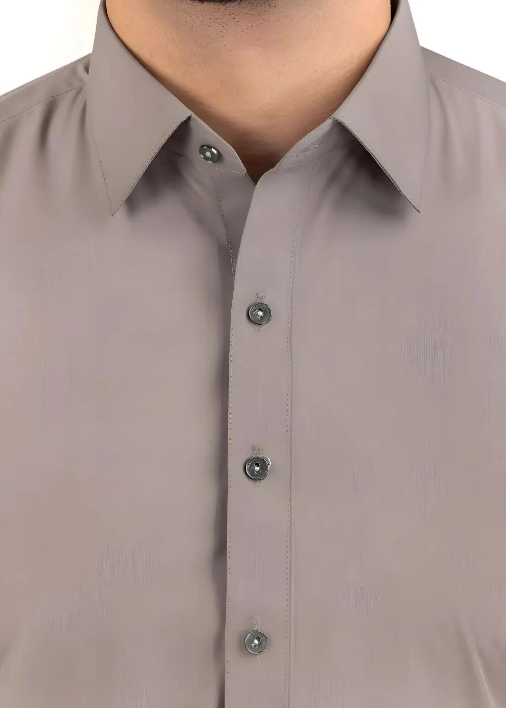Gul Ahmed Brown Ambassador Wash & Wear Unstitched Fabric