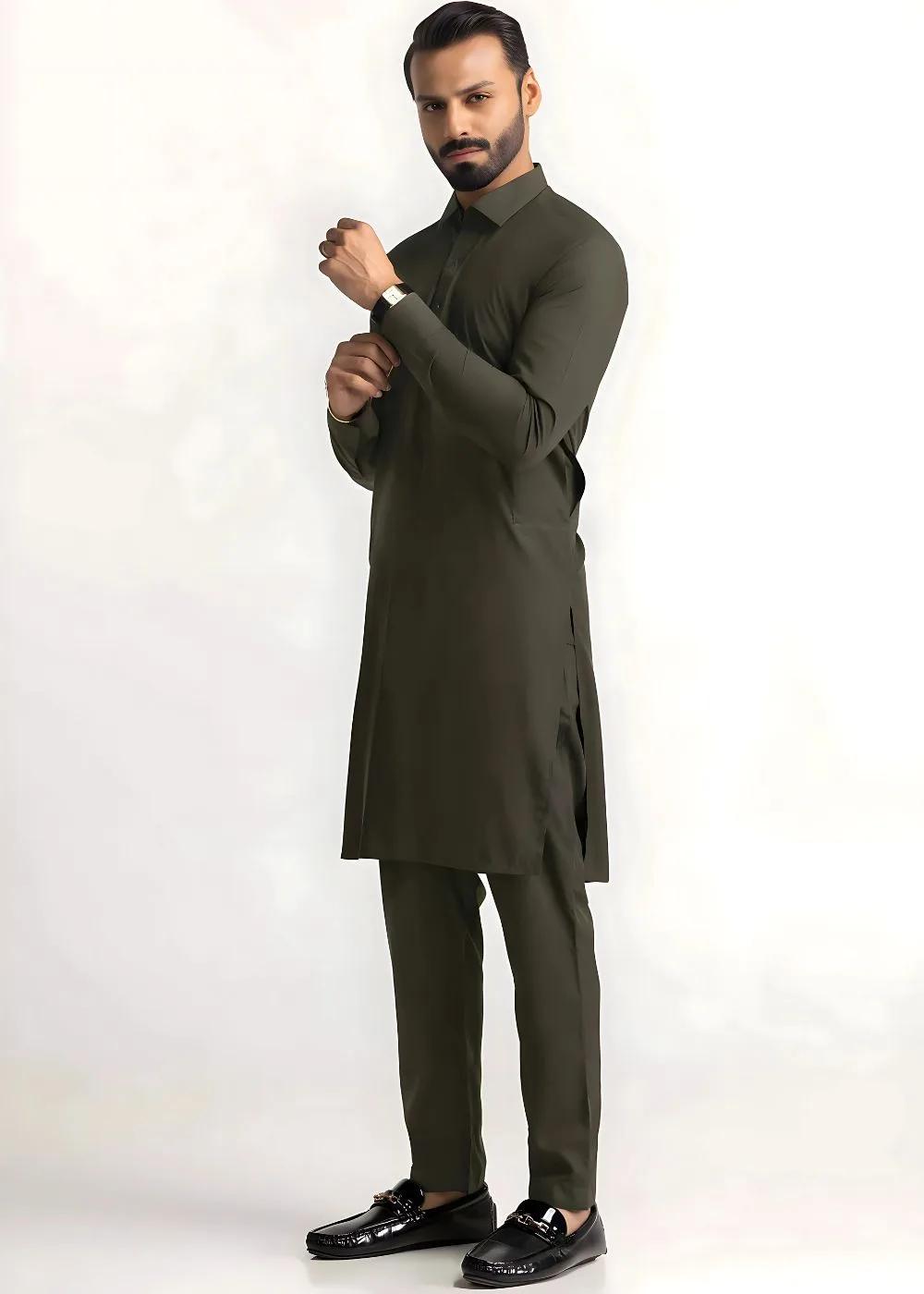 Gul Ahmed Grape Leaf Ambassador Wash & Wear Unstitched Fabric