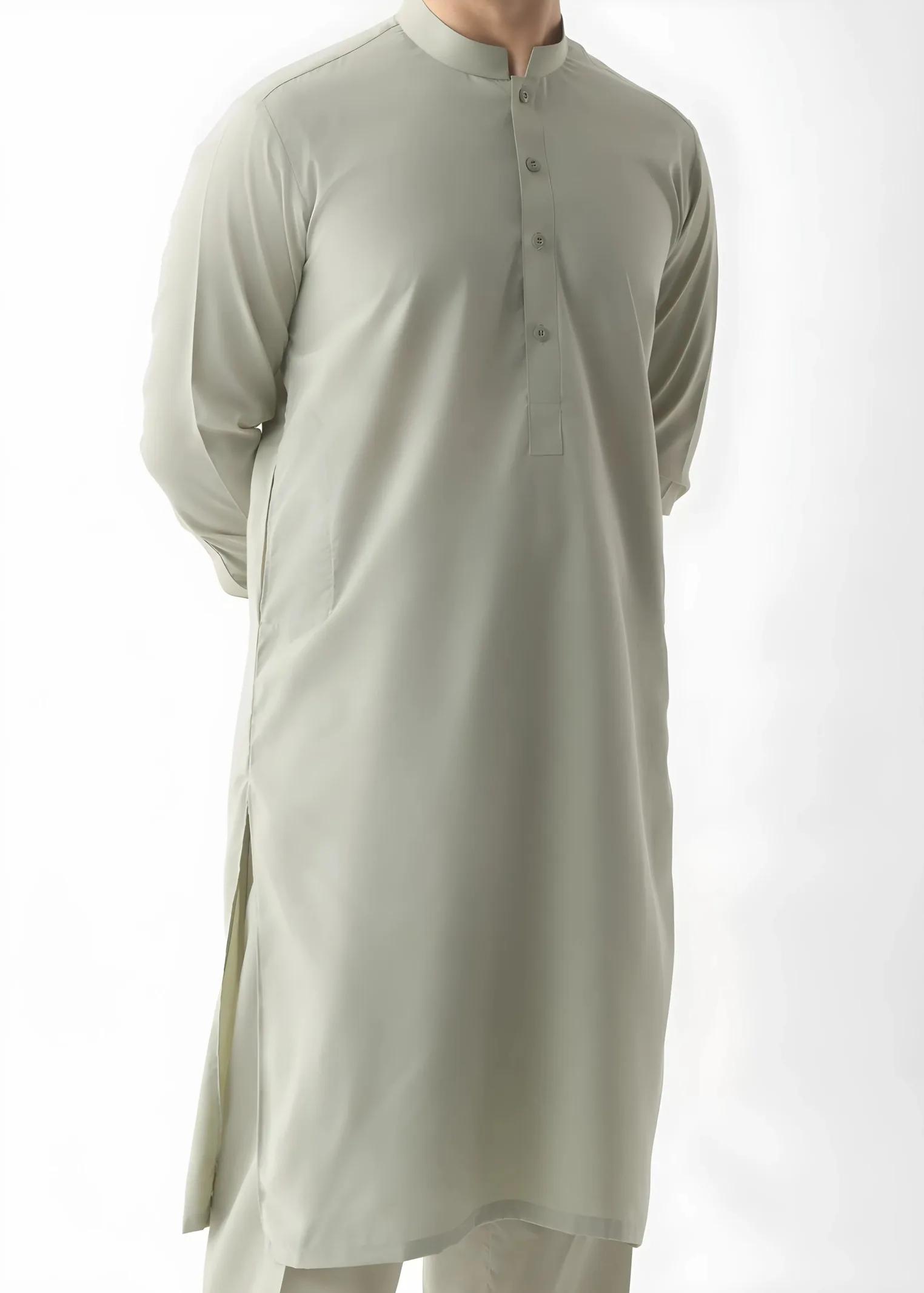 Gul Ahmed Gul-e-Makhmal Light Green Premium Fine Wash & Wear Unstitched Fabric Suit