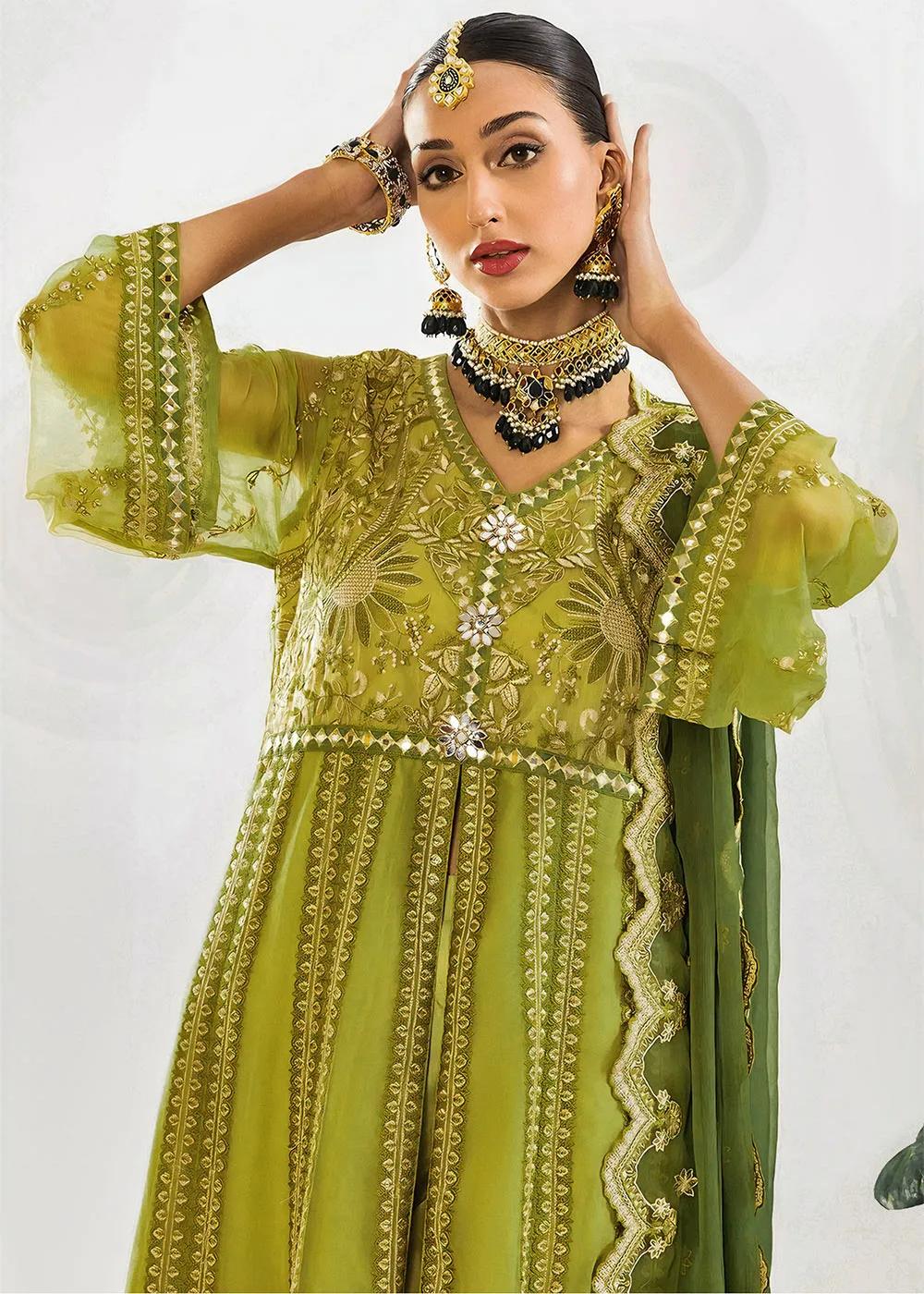 KHAS Store 3-Piece Unstitched Premium Embroidered Luxury Chiffon Suit KNAC-1769