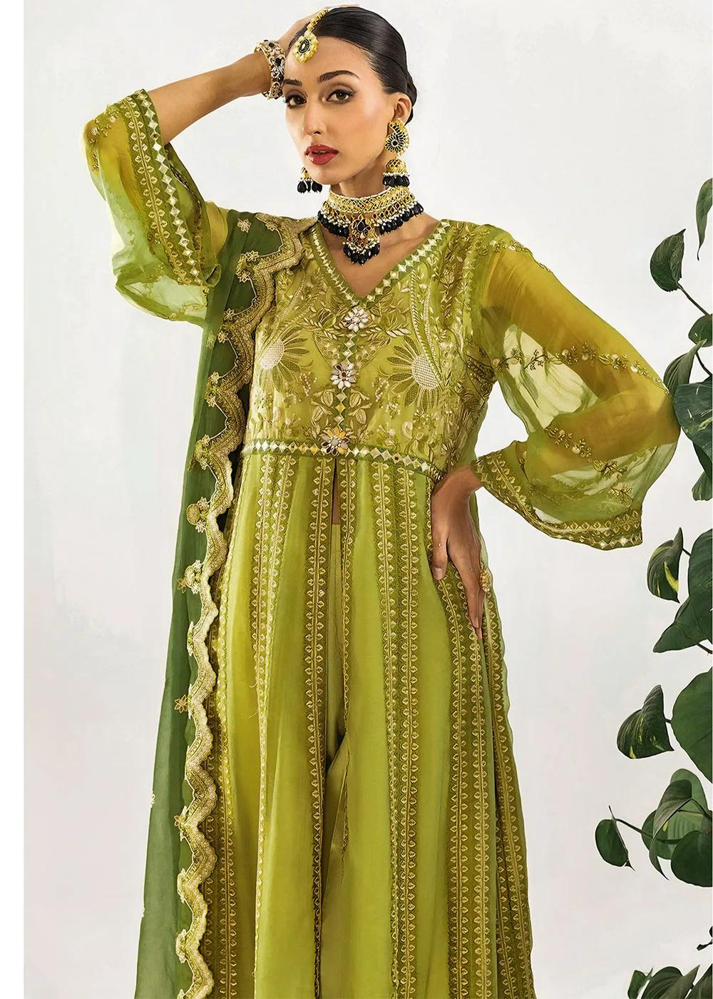 KHAS Store 3-Piece Unstitched Premium Embroidered Luxury Chiffon Suit KNAC-1769