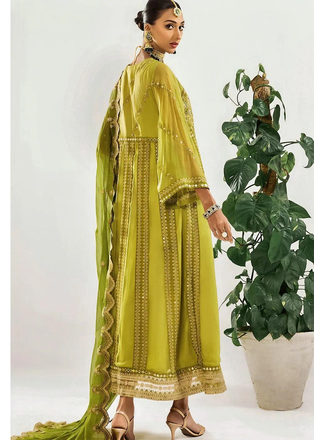 KHAS Store 3-Piece Unstitched Premium Embroidered Luxury Chiffon Suit KNAC-1769