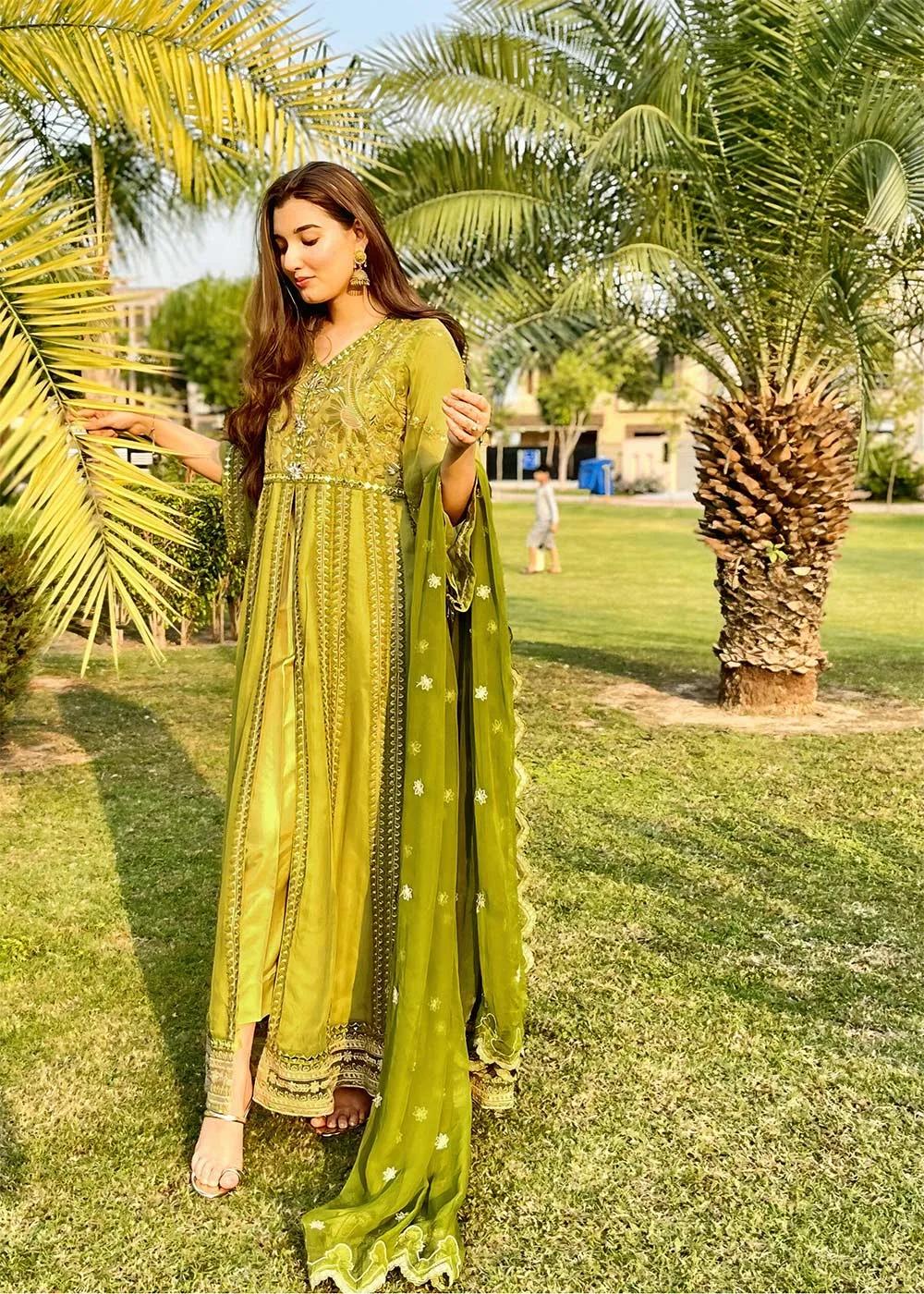 KHAS Store 3-Piece Unstitched Premium Embroidered Luxury Chiffon Suit KNAC-1769