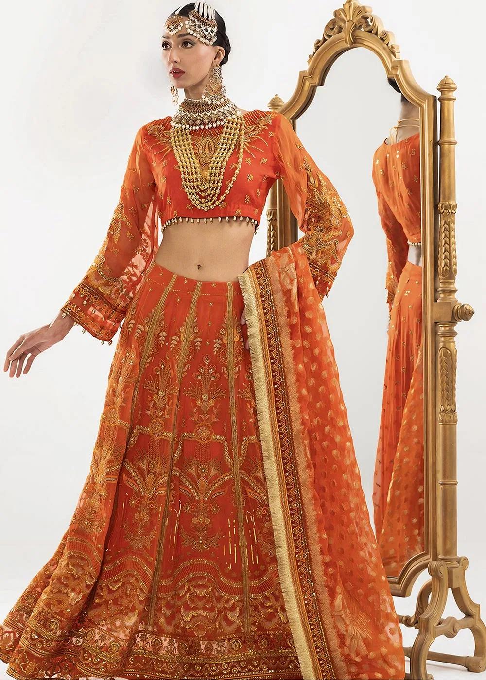 KHAS Store 3-Piece Unstitched Premium Embroidered Luxury Chiffon Suit KNAC-1771