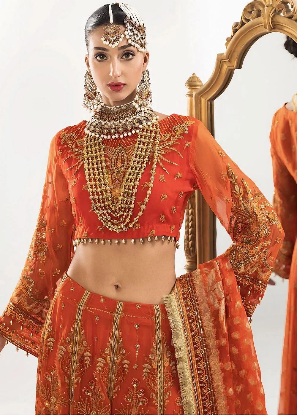 KHAS Store 3-Piece Unstitched Premium Embroidered Luxury Chiffon Suit KNAC-1771