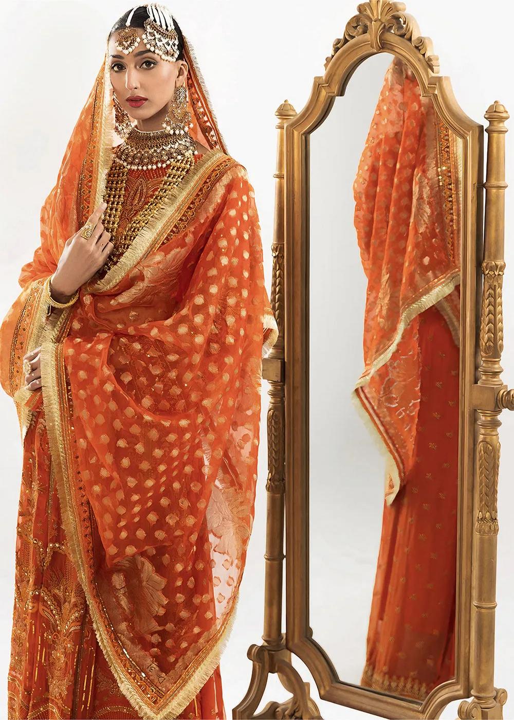 KHAS Store 3-Piece Unstitched Premium Embroidered Luxury Chiffon Suit KNAC-1771