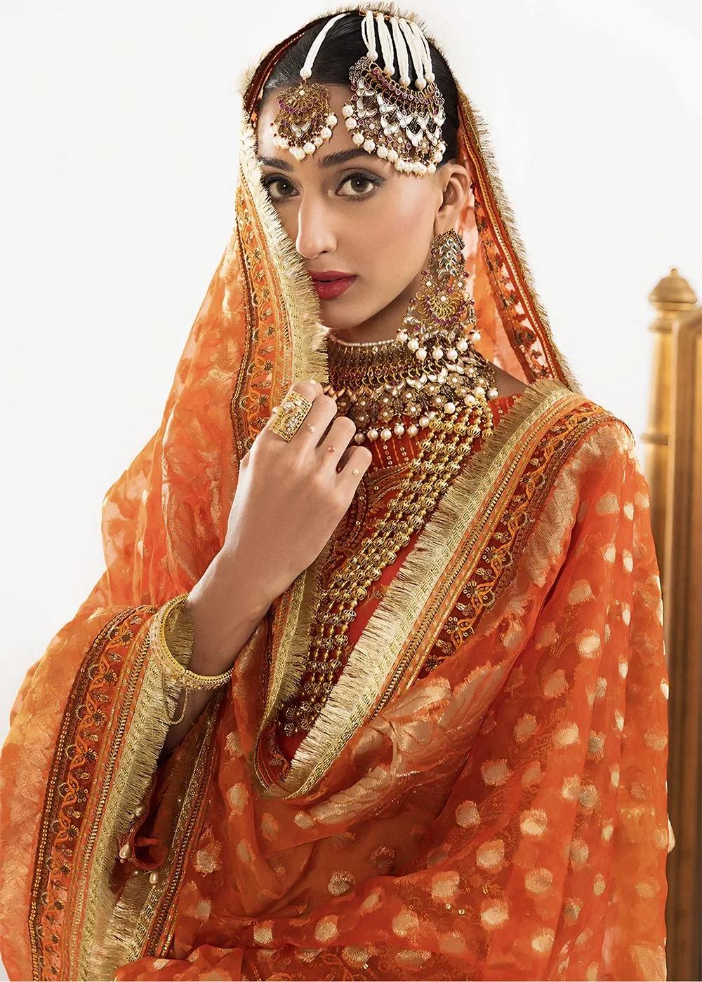 KHAS Store 3-Piece Unstitched Premium Embroidered Luxury Chiffon Suit KNAC-1771