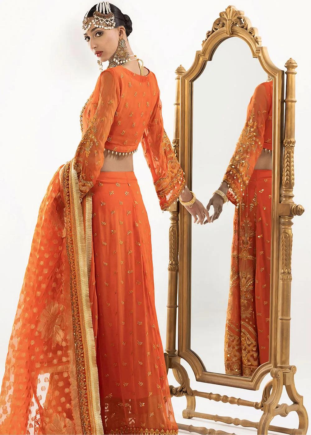 KHAS Store 3-Piece Unstitched Premium Embroidered Luxury Chiffon Suit KNAC-1771