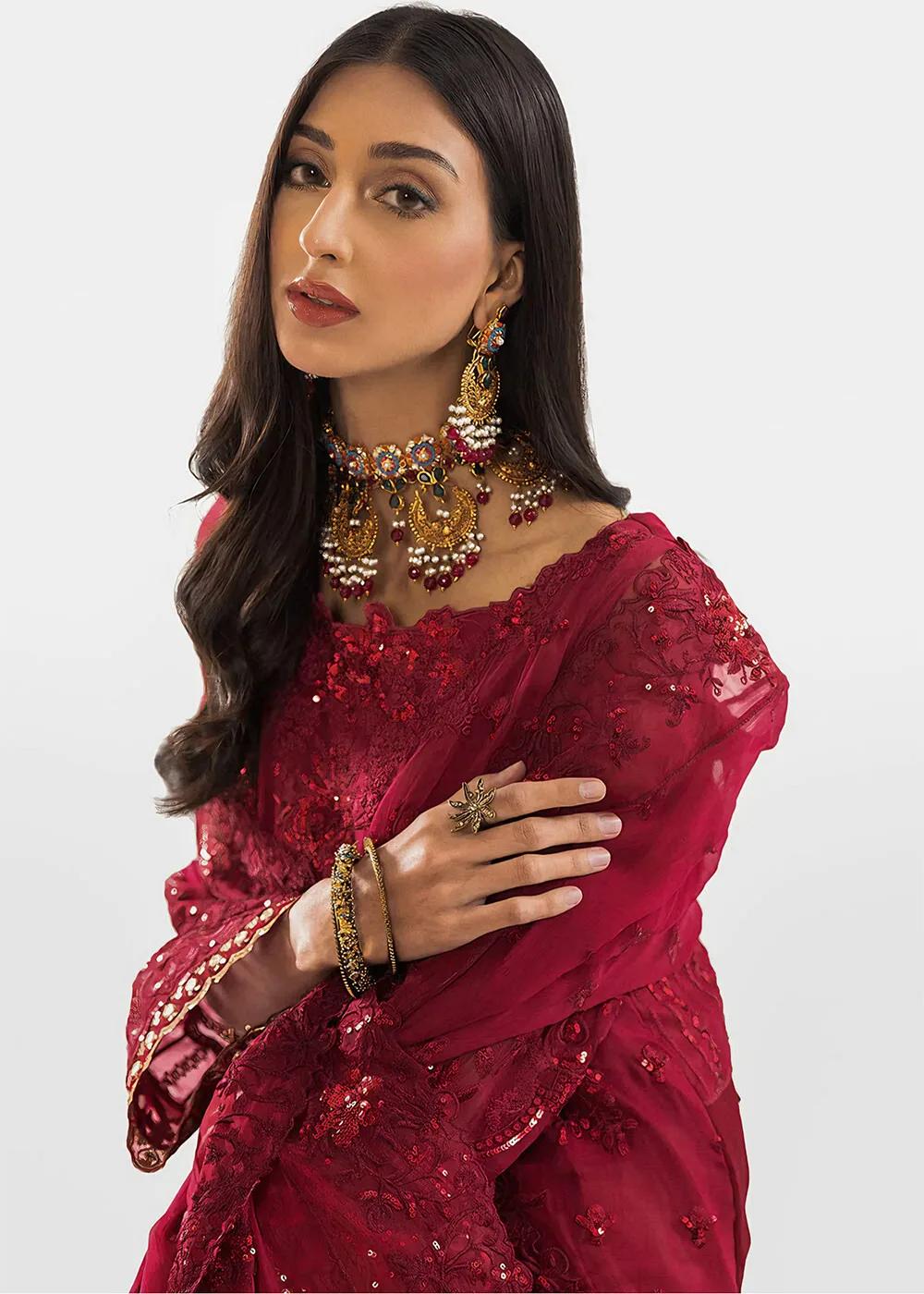 Khas Store 3-Piece Unstitched Premium Embroidered Luxury Chiffon Suit KNAC-1770