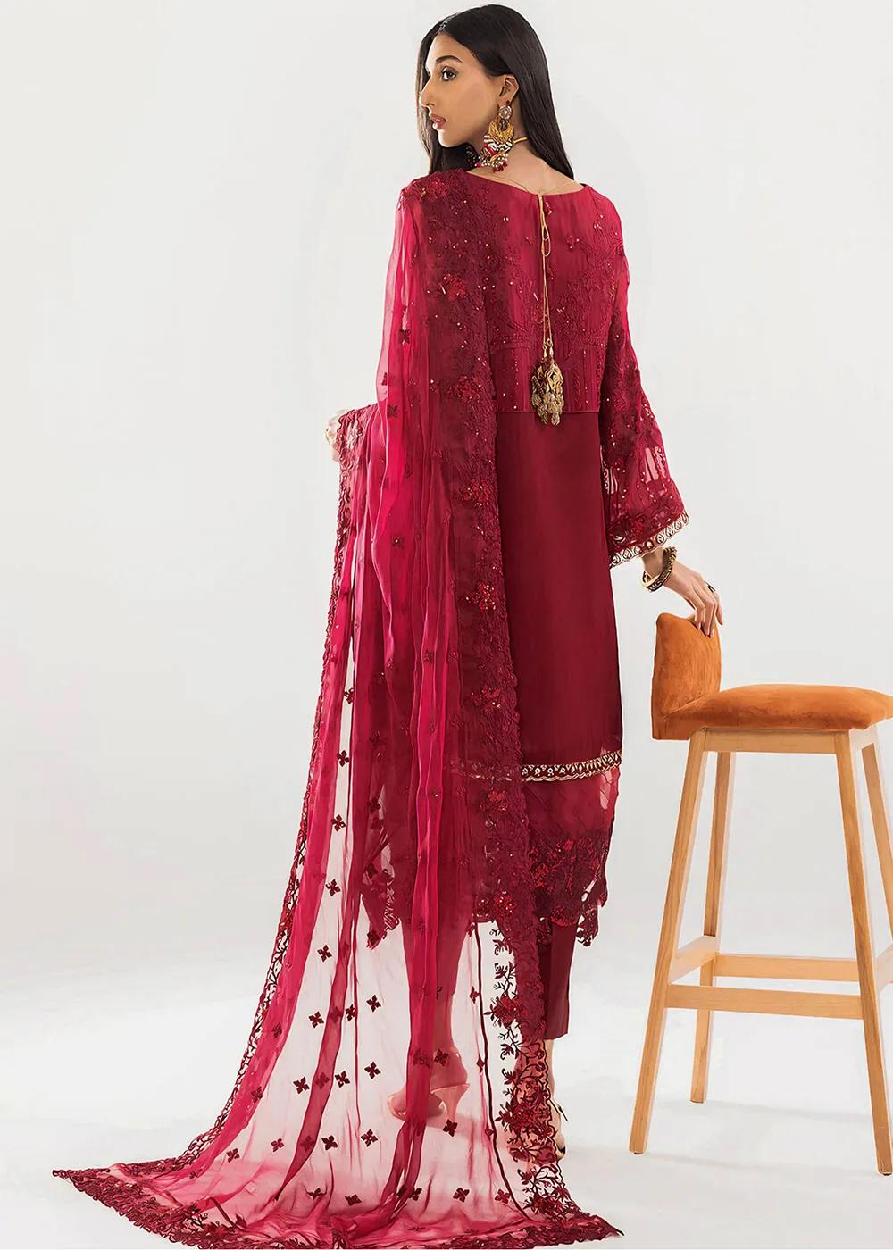 Khas Store 3-Piece Unstitched Premium Embroidered Luxury Chiffon Suit KNAC-1770