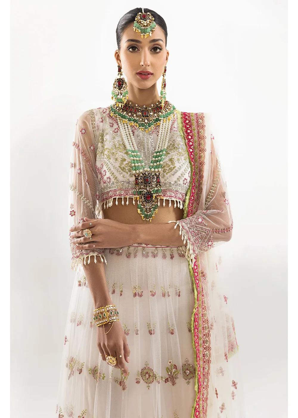 KHAS Store 3-Piece Unstitched Premium Embroidered Luxury Chiffon Suit KNAC-1774 - Elevate Your Style