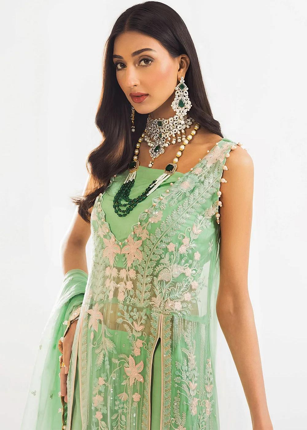 Khas Store 3-Piece Unstitched Premium Embroidered Luxury Chiffon Suit KNAC-1772