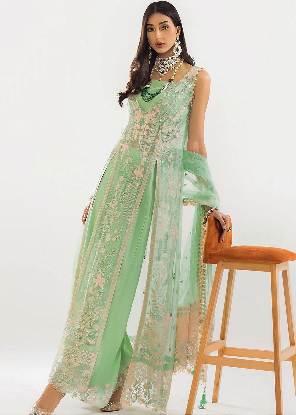 Khas Store 3-Piece Unstitched Premium Embroidered Luxury Chiffon Suit KNAC-1772
