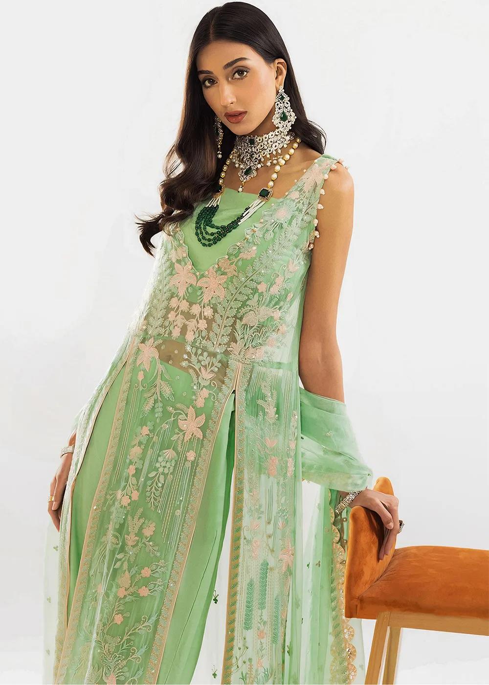 Khas Store 3-Piece Unstitched Premium Embroidered Luxury Chiffon Suit KNAC-1772