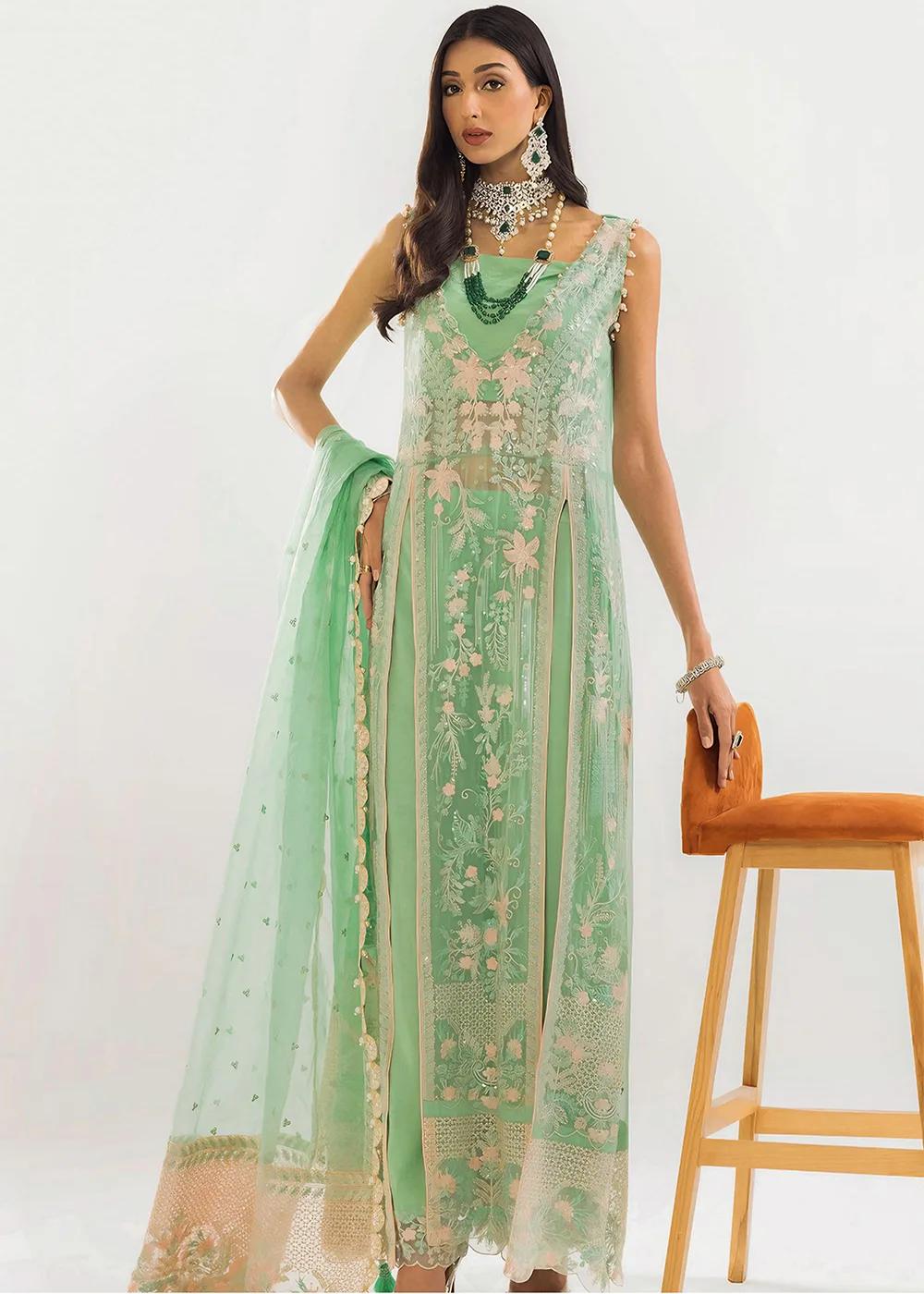 Khas Store 3-Piece Unstitched Premium Embroidered Luxury Chiffon Suit KNAC-1772