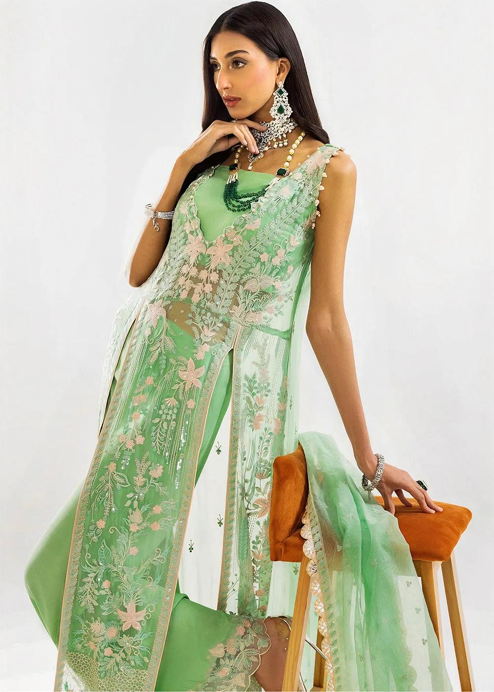 Khas Store 3-Piece Unstitched Premium Embroidered Luxury Chiffon Suit KNAC-1772