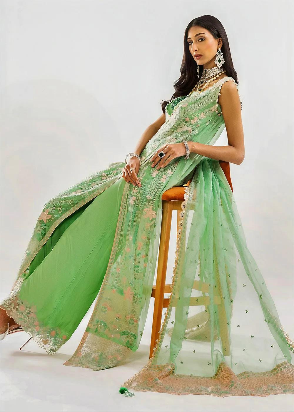Khas Store 3-Piece Unstitched Premium Embroidered Luxury Chiffon Suit KNAC-1772