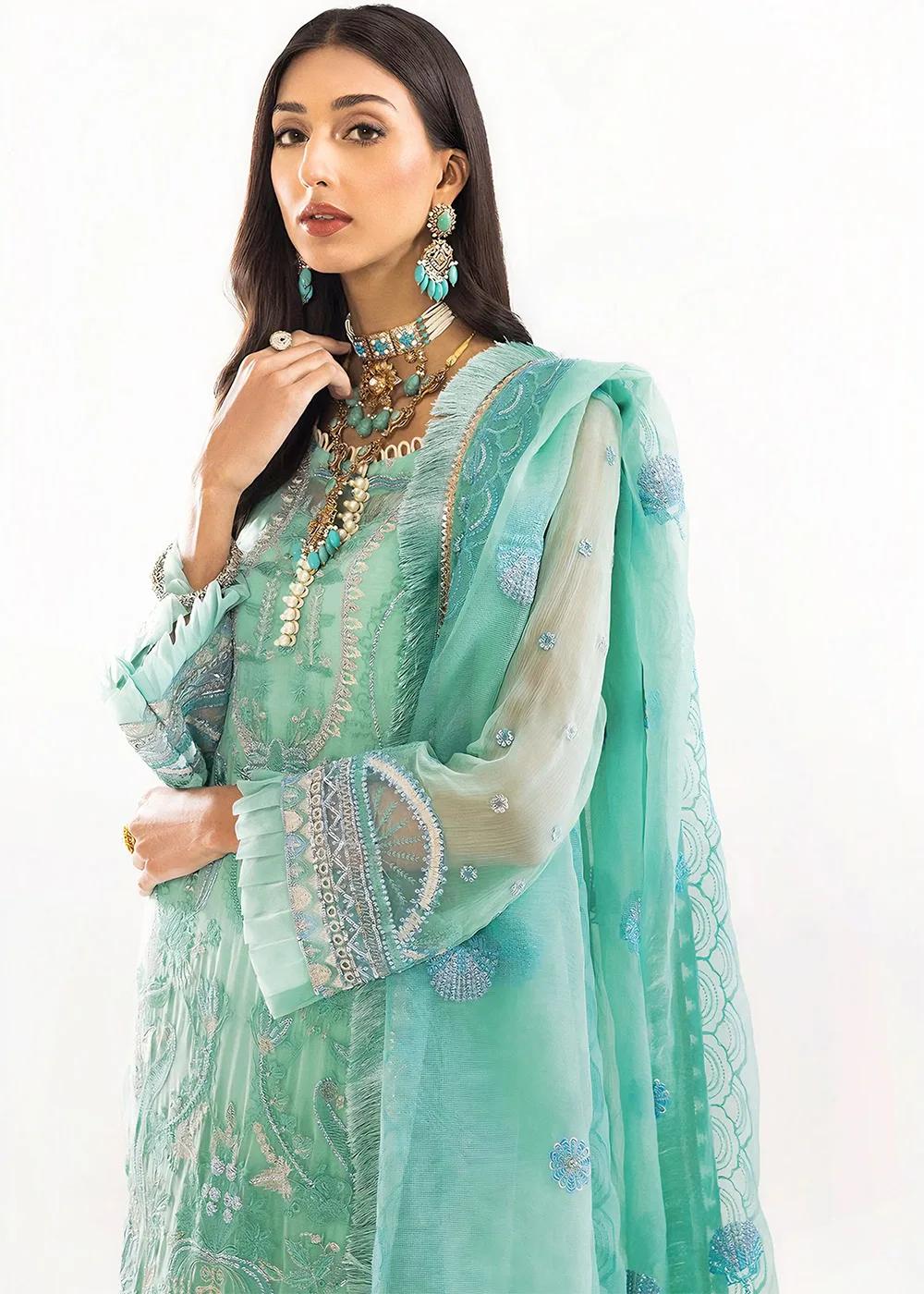 Khas Store 3-Piece Unstitched Premium Embroidered Luxury Chiffon Suit KNAC-1773