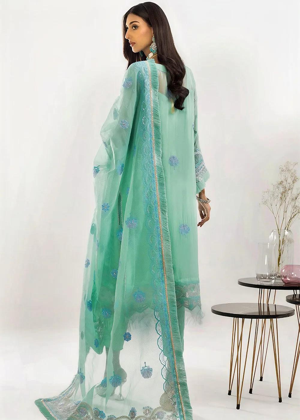 Khas Store 3-Piece Unstitched Premium Embroidered Luxury Chiffon Suit KNAC-1773