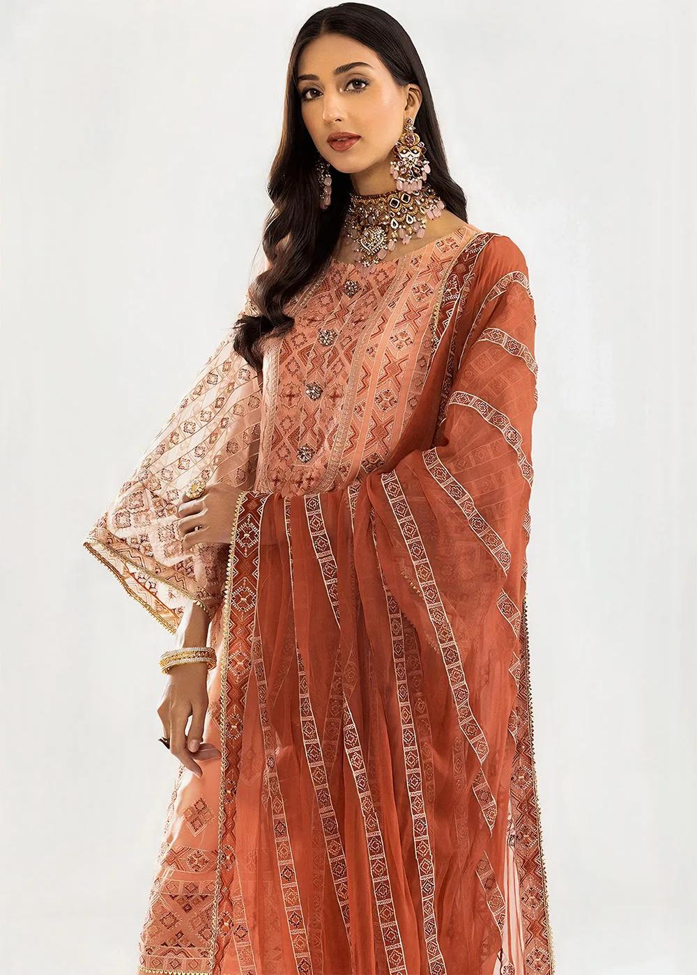 Khas Store 3-Piece Unstitched Premium Embroidered Luxury Chiffon Suit KNAC-1766