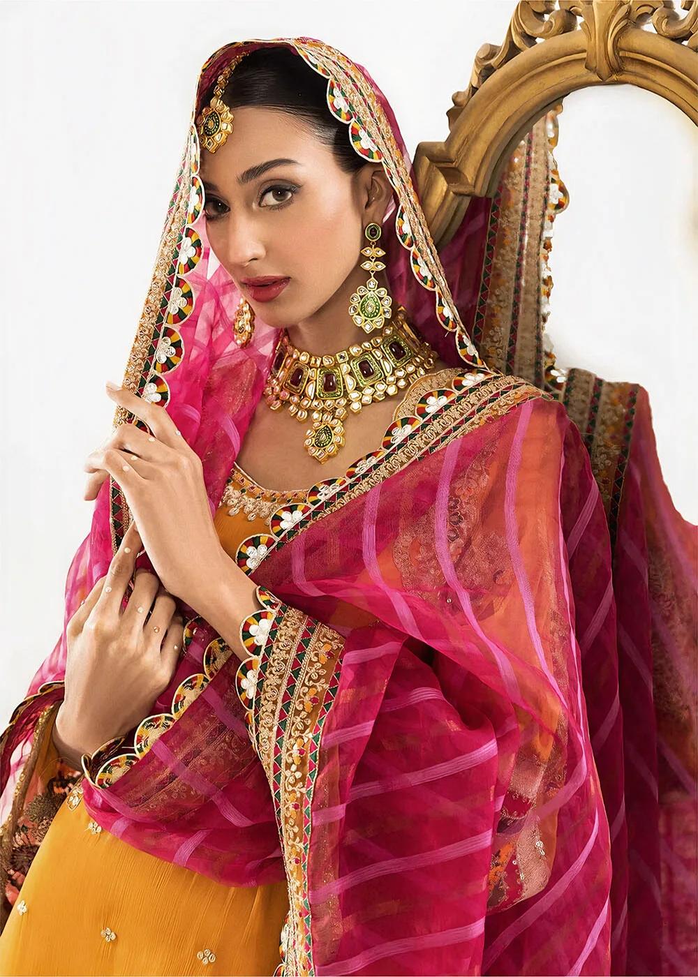 Khas Store 3-Piece Unstitched Premium Embroidered Luxury Net Suit KNAC-1768