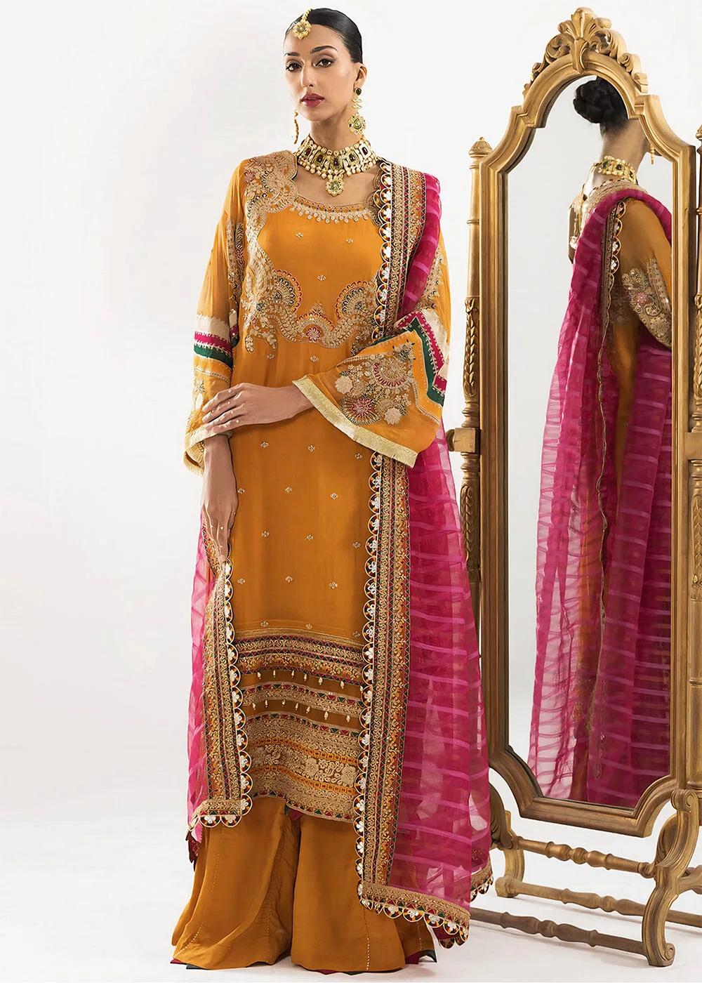 Khas Store 3-Piece Unstitched Premium Embroidered Luxury Net Suit KNAC-1768