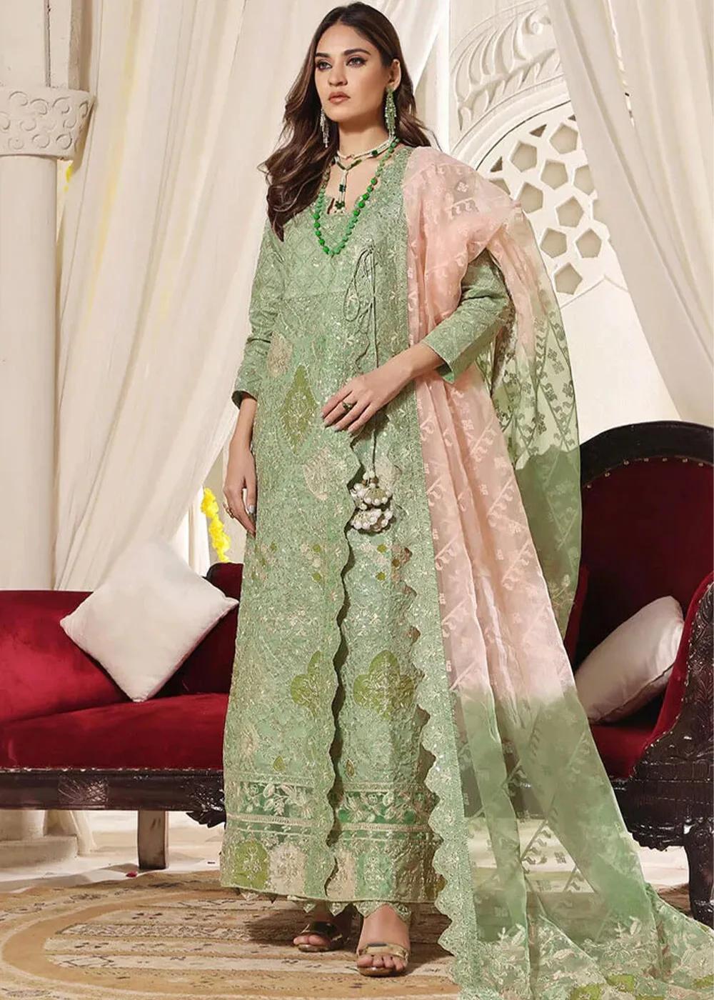 Khas Store Sale 3-Piece Embroidered Luxury Suit KNAC-2246: Your Ultimate Fashion Companion