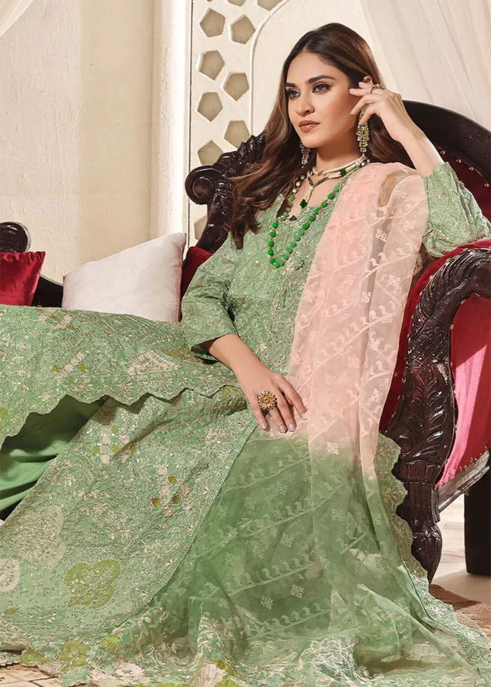 Khas Store Sale 3-Piece Embroidered Luxury Suit KNAC-2246: Your Ultimate Fashion Companion