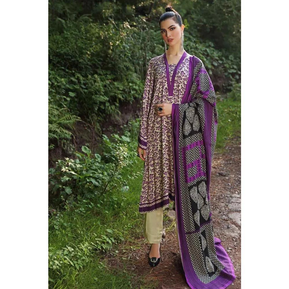 Printed Viscose Suits Unstitched 3 Piece LT-12035 B - Gul Ahmed