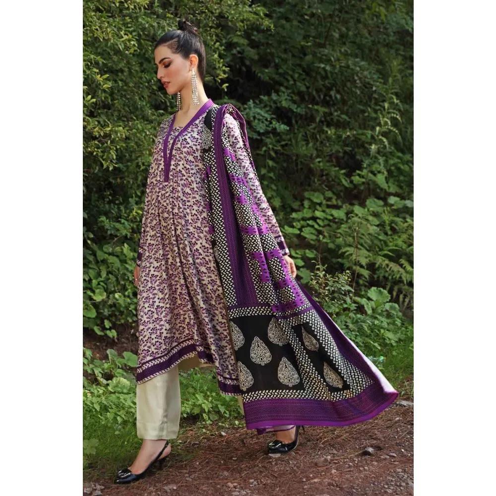 Printed Viscose Suits Unstitched 3 Piece LT-12035 B - Gul Ahmed