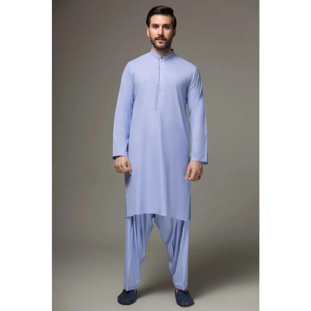 Sky Blue Unstitched Fabric GUL 900 Comfort Wear by Gul Ahmed