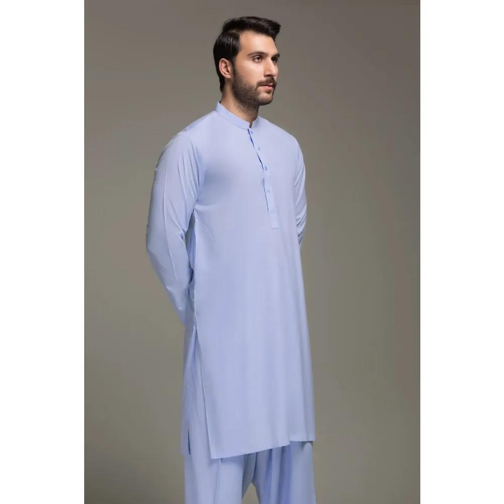 Sky Blue Unstitched Fabric GUL 900 Comfort Wear by Gul Ahmed