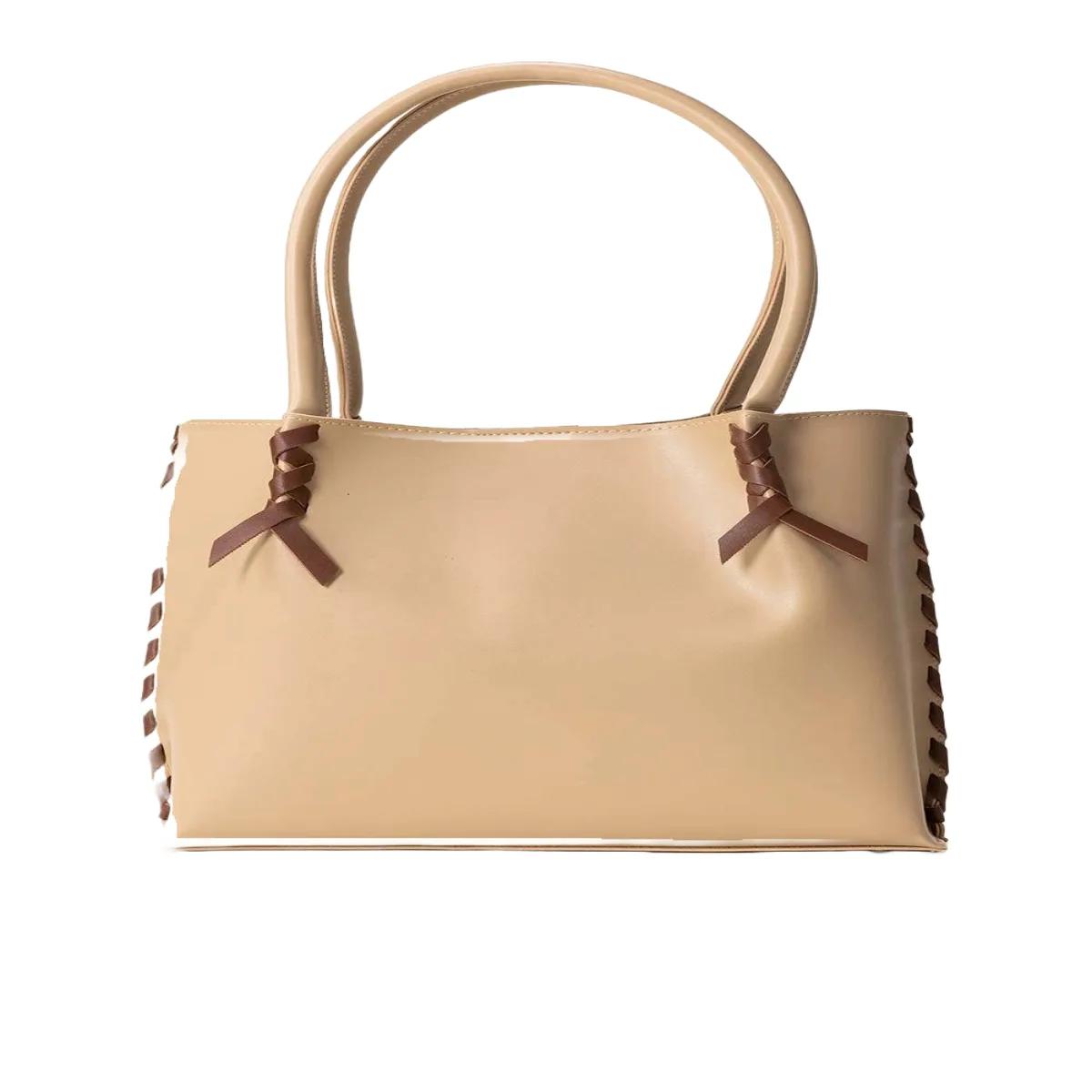 Tote Bag Organizer Off White-Brown Tote Bags for Women, a Sophisticated & Versatile Accessory for the Modern Individual-Professional | Askani Group