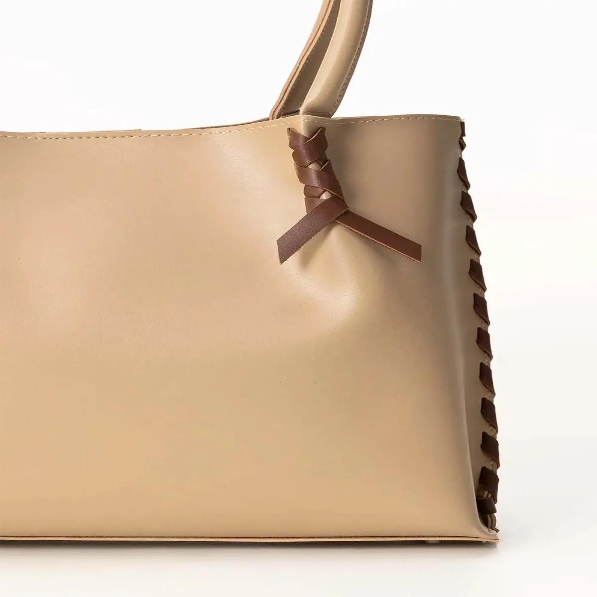 Tote Bag Organizer Off White-Brown Tote Bags for Women, a Sophisticated & Versatile Accessory for the Modern Individual-Professional | Askani Group