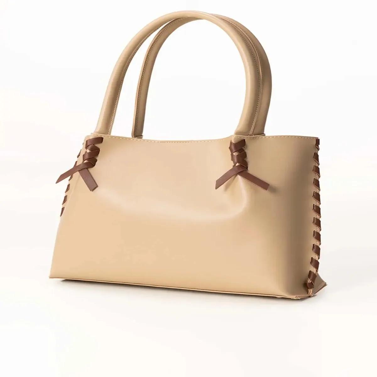 Tote Bag Organizer Off White-Brown Tote Bags for Women, a Sophisticated & Versatile Accessory for the Modern Individual-Professional | Askani Group