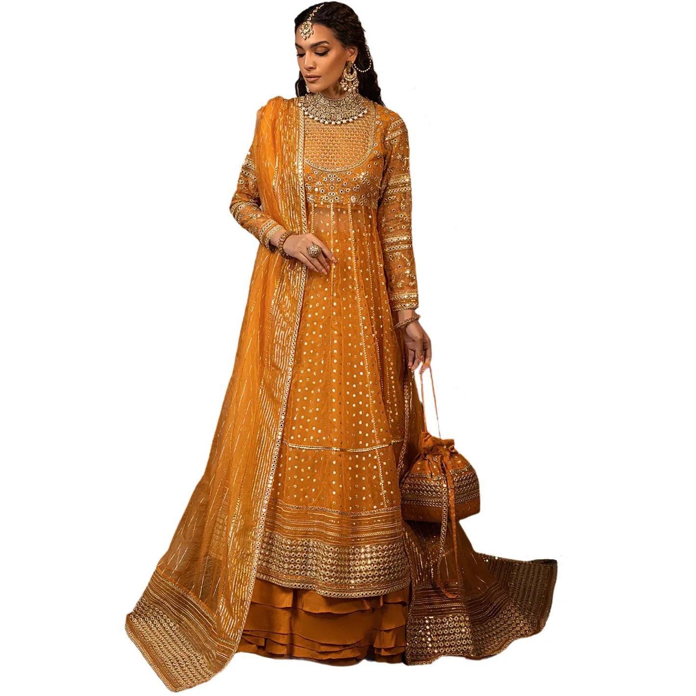 Unveiling Elegance: Zeb-Un-Nissa Unstitched Luxury Formals - Pakistani Wedding Dress