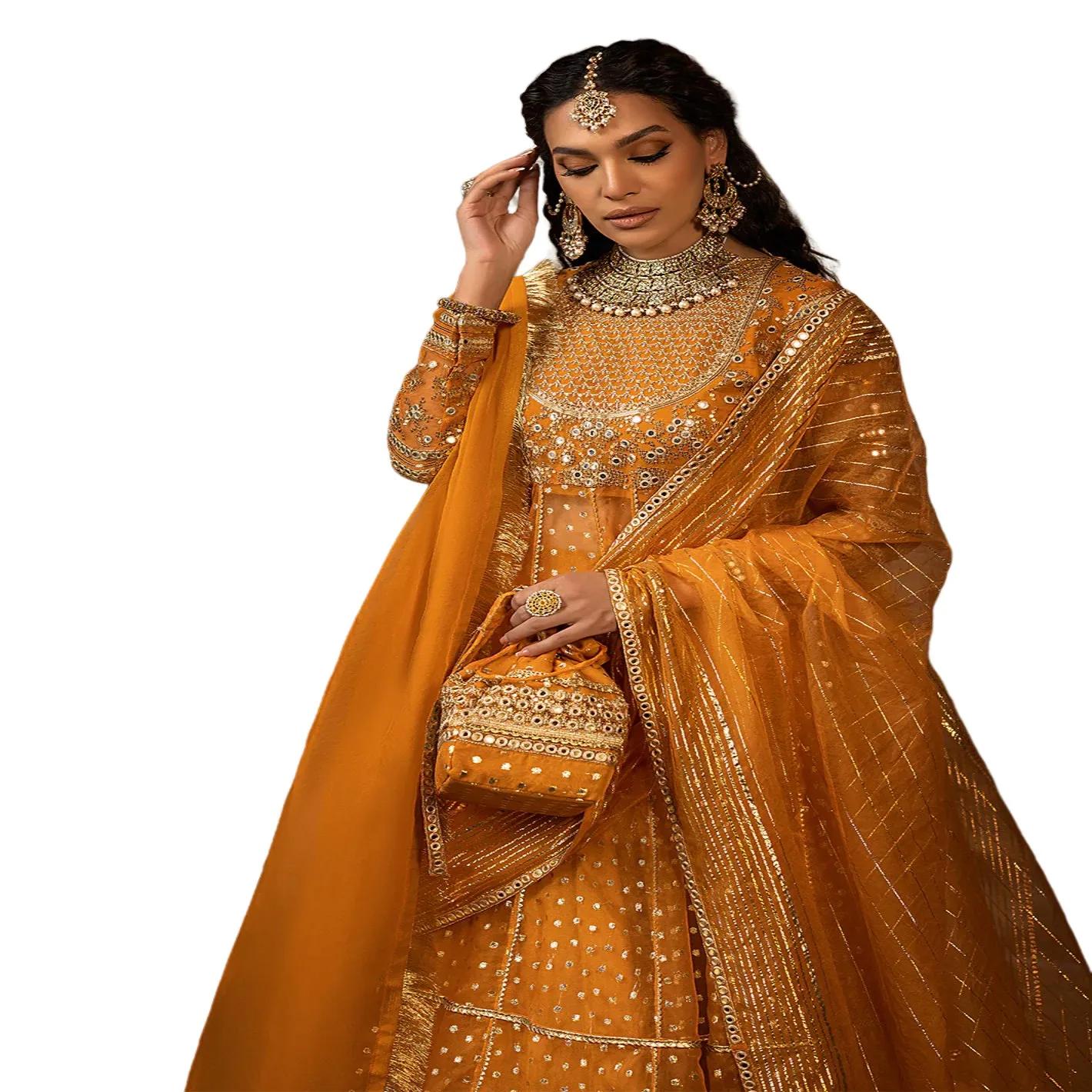 Unveiling Elegance: Zeb-Un-Nissa Unstitched Luxury Formals - Pakistani Wedding Dress