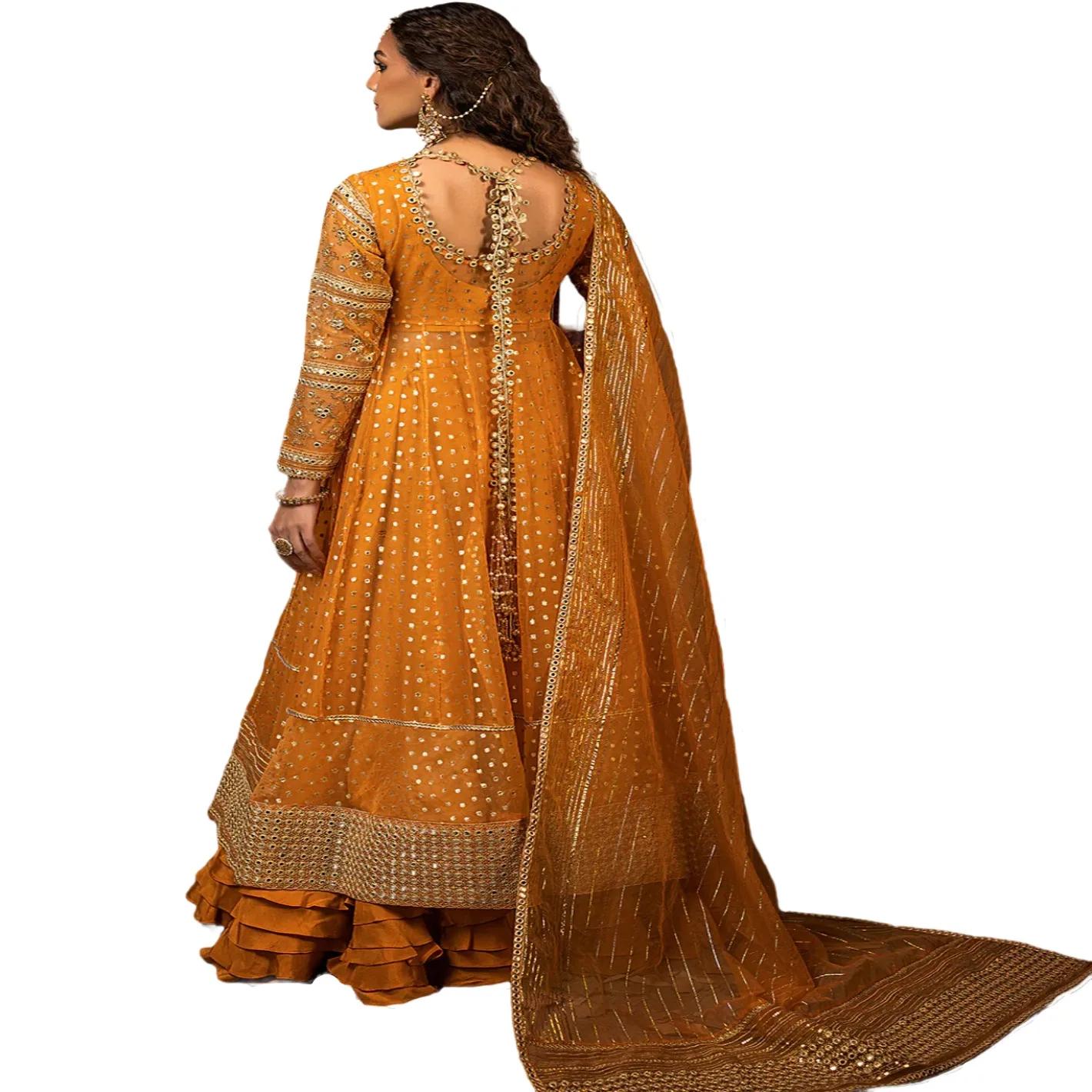 Unveiling Elegance: Zeb-Un-Nissa Unstitched Luxury Formals - Pakistani Wedding Dress