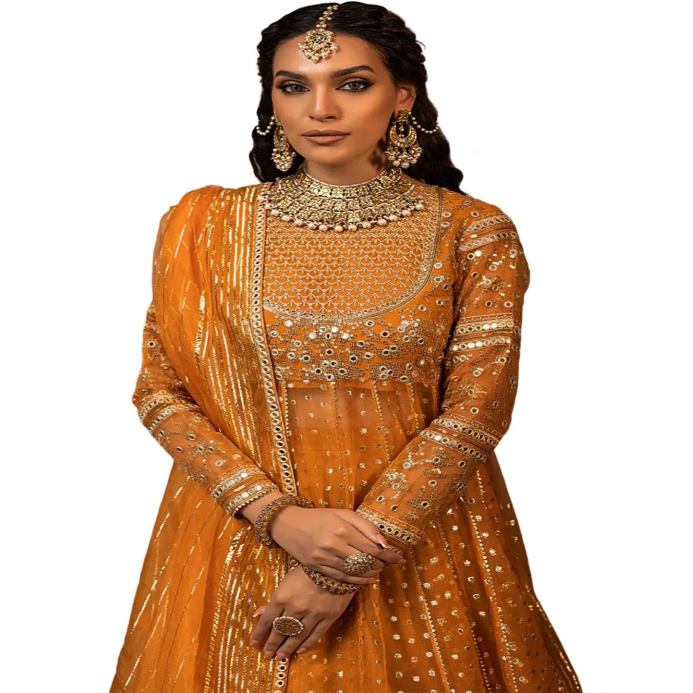 Unveiling Elegance: Zeb-Un-Nissa Unstitched Luxury Formals - Pakistani Wedding Dress