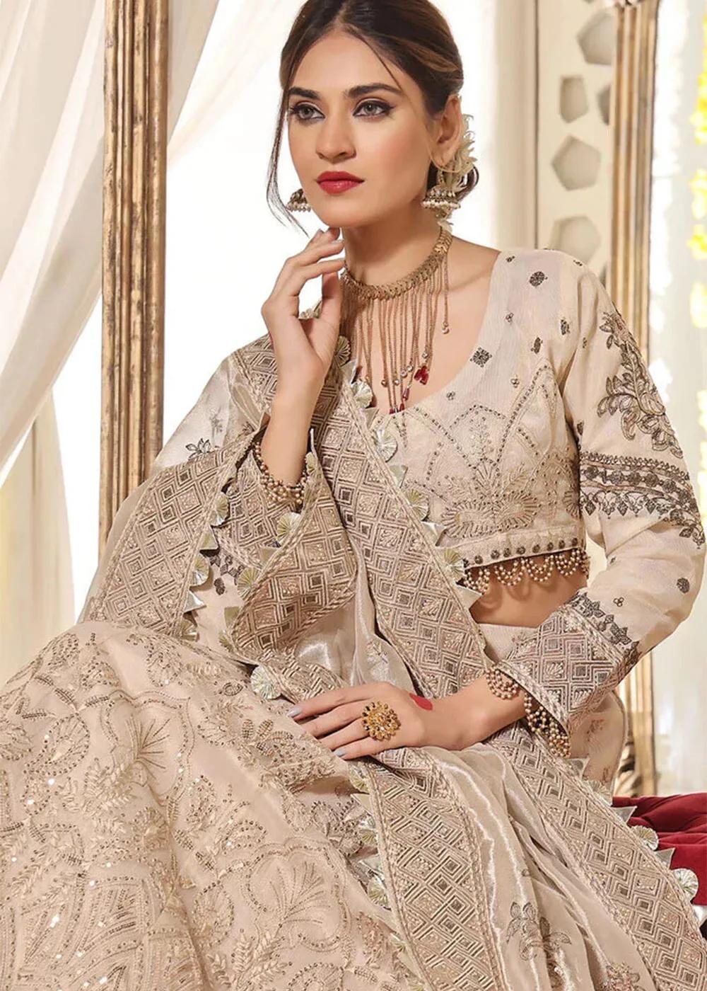 Unveiling the Splendor: Khas Store Sale 3-Piece Embroidered Luxury Legenga KNAC-2245
