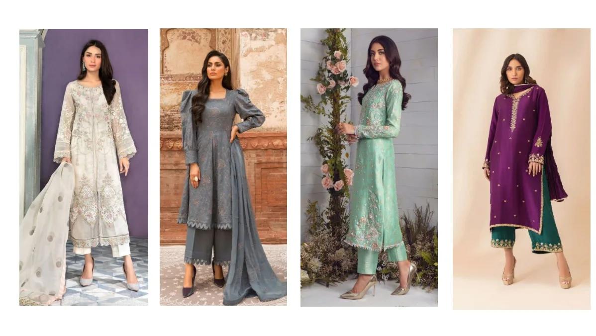 Pakistani Casual And Simple Dress Designs 2023 For Eid